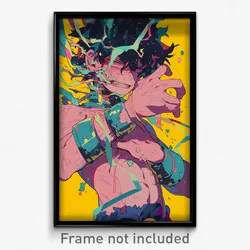 Anime Art Poster - Man Feeling Flakey Wearing Grimy Armlet (Print)