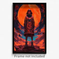 Movie Art Poster - Woman Feeling Weak, Crafty Expressive Clothes (Film Print)
