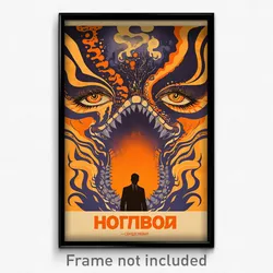 Russian Movie Poster - Wavy Trapdoor (Russia Psychedelic Art Retro Film Print)