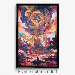 Art Poster - Notable Nave (Psychedelic Trippy Weird 11x17 Print)