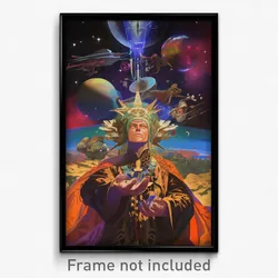 Movie Art Poster - Major Tostada (Psychedelic Trippy Retro Cartoon Film Print)