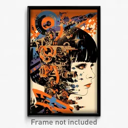 Movie Art Poster - Authentic Vienna (Psychedelic Retro Weird Film Print)