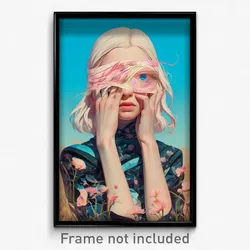 Art Poster - Pristine Lodge (Psychedelic Trippy Weird 11x17 Print)