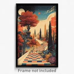 Russian Movie Poster - Clean Balustrade (Russia Retro Film Art Print)