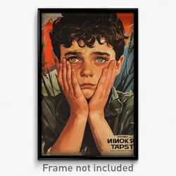 Russian Movie Poster - Boy Feeling Shame, Valuable Pleated Dress (Art Print)