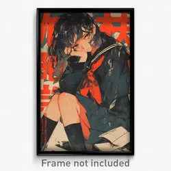 Chinese Movie Poster - Girl Feeling Depressed, Prestigious Sailor (Art Print)