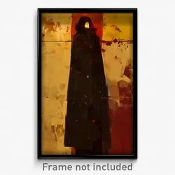 Art Poster - Dark Trench (Psychedelic Trippy Weird 11x17 Cartoon Print)