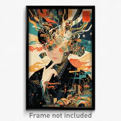 Chinese Movie Poster - Shifty Mill (China Psychedelic Art Retro Film Print)