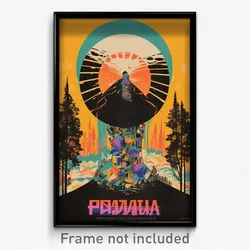 Russian Movie Poster - Glitchy Land (Russia Psychedelic Art Retro Film Print)