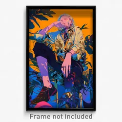Anime Art Poster - Boy Feeling Attraction, Genuine Sleeves Past Elbows (Print)