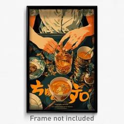 Russian Movie Poster - Interesting Thai Tea (Russia Retro Film Art Print)
