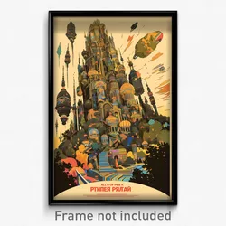 Russian Movie Poster - All Over The Place Plaza (Russia Retro Film Art Print)