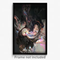 Art Poster - Unnatural Pit (Psychedelic Trippy Weird 11x17 Cartoon Print)