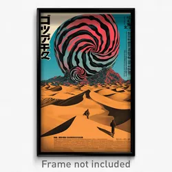 Japanese Movie Poster - Interesting Dunes (Japan Retro Film Art Print)