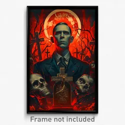 Russian Movie Poster - Deadly Cemetery (Russia Psychedelic Art Retro Film Print)