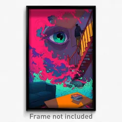 Art Poster - Ample Cottage (Psychedelic Trippy Weird 11x17 Print)