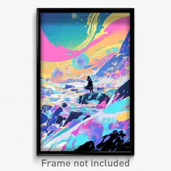 Art Poster - Arctic Dais (Psychedelic Trippy Weird 11x17 Print)