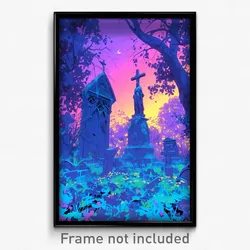 Art Poster - Neat Tomb (Psychedelic Trippy Weird 11x17 Print)