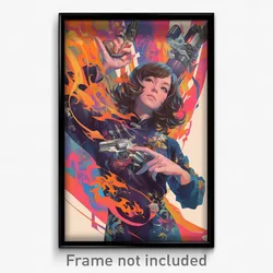 Movie Art Poster - Woman Feeling Spite, Bronze Chinese Clothes (Film Print)