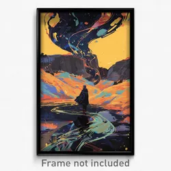 Art Poster - Outstanding Glen (Psychedelic Trippy Weird 11x17 Print)