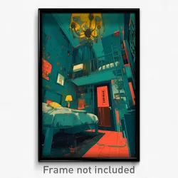 Chinese Movie Poster - Active Hotel Room (China Retro Film Art Print)