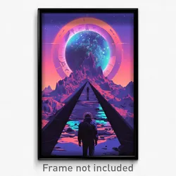 Movie Art Poster - Fantastic Lane (Psychedelic Trippy Retro Cartoon Film Print)