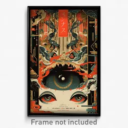 Japanese Movie Poster - Graceful Tacos (Japan Psychedelic Art Retro Film Print)
