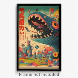 Movie Art Poster - International Burrow (Psychedelic Retro Weird Film Print)