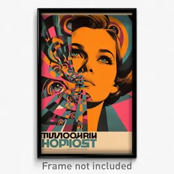 Russian Movie Poster - Polished Canton (Russia Psychedelic Art Retro Film Print)