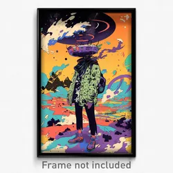 Movie Art Poster - Man Feeling Uncertainty, Lovely Cute Clothes (Film Print)