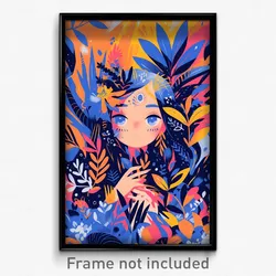Art Poster - Silver Remains (Psychedelic Trippy Weird 11x17 Cartoon Print)