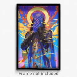 Movie Art Poster - Angelic Body (Psychedelic Trippy Retro Cartoon Film Print)