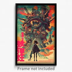 Japanese Movie Poster - All Over The Place Dungeon (Japan Retro Film Art Print)