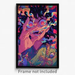 Art Poster - Thick Hearth (Psychedelic Trippy Weird 11x17 Cartoon Print)