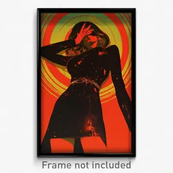 Movie Art Poster - Woman Feeling Arrogant, Memorable Leotard Clothes (Print)