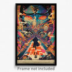Japanese Movie Poster - Negligible Path (Japan Psychedelic Art Retro Film Print)