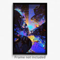 Art Poster - Pretty Slide (Psychedelic Trippy Weird 11x17 Cartoon Print)
