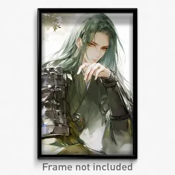 Anime Art Poster - Man Feeling Adoration Wearing Creative Armor (Print)