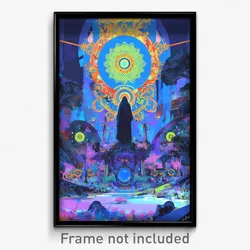 Art Poster - Perfect Friary (Psychedelic Trippy Weird 11x17 Cartoon Print)