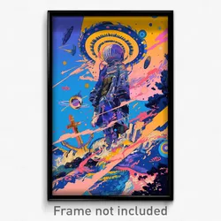 Movie Art Poster - Vibrating Anchorage (Psychedelic Retro Weird Film Print)