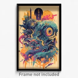 Russian Movie Poster - Wiry Loft (Russia Psychedelic Art Retro Film Print)