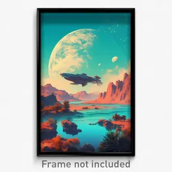 Movie Art Poster - Important Outer Space (Psychedelic Retro Weird Film Print)