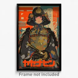 Russian Movie Poster - Girl Feeling Indignant, Well Groomed Japanese Armor