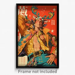Chinese Movie Poster - Man Feeling Arrogant, Kaleidoscopic Reindeer Costume