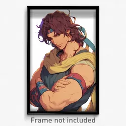 Anime Art Poster - Man Feeling Coercive Wearing Whimsical Armband (Print)