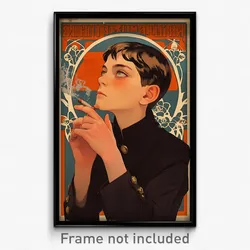 Russian Movie Poster - Boy Feeling Self Motivated, Impeccable Buckle (Art Print)