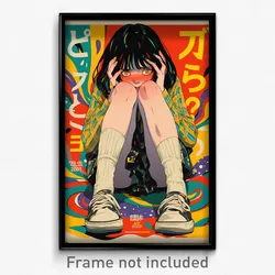 Japanese Movie Poster - Woman Feeling Shame, Slim White Socks (Japan Art Print)