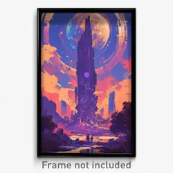 Movie Art Poster - Vast Ruin (Psychedelic Trippy Weird Retro Cartoon Film Print)