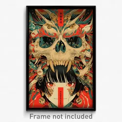 Chinese Movie Poster - Haunted Barbican (China Psychedelic Art Retro Film Print)