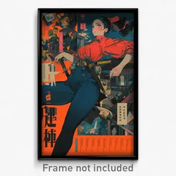 Chinese Movie Poster - Woman Feeling Suspense, Strong Ribbed Legwear (Art Print)